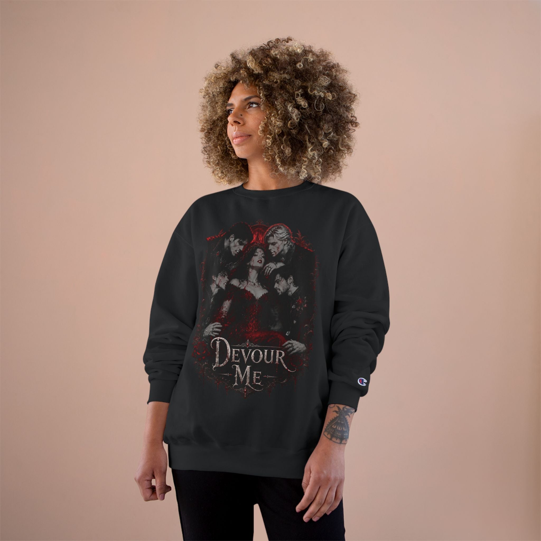 Devour Me Champion Crewneck Sweatshirt